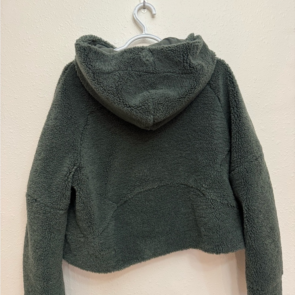 Lululemon Scuba Sherpa Hoodie Olive Green
